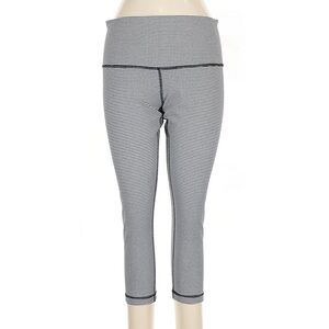 EUC Lululemon Black and White Gingham Yoga Pants 12